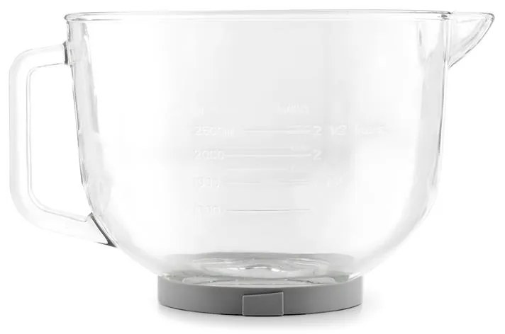 Klarstein Bella Glass Bowl, sklenená miska, príslušenstvo k Bella 2G kuchynským robotom