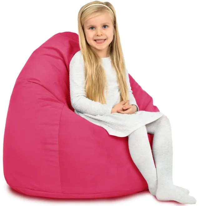 Plyšový sedací vak SAKO Ružový