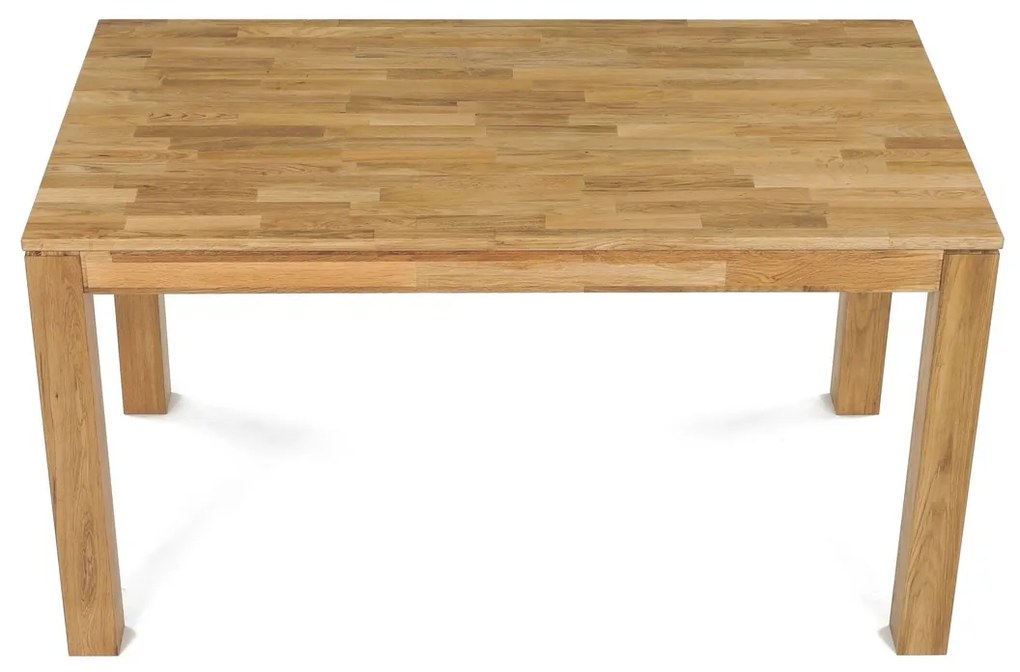 Jedálenský stôl 140 x 80 cm, dub, L