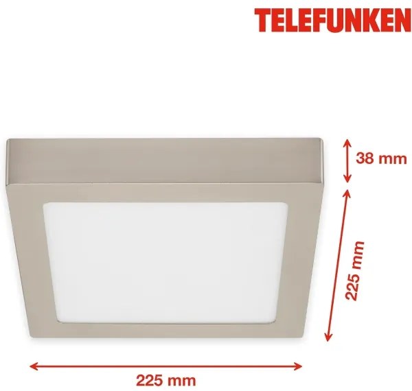 Telefunken 309602TF - LED RGBW Stropné svietidlo LED/18W/230V 2700-6500K WiFi