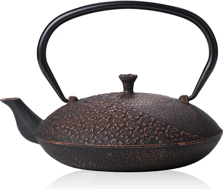 Misaki - liatinová kanvica na čaj červená