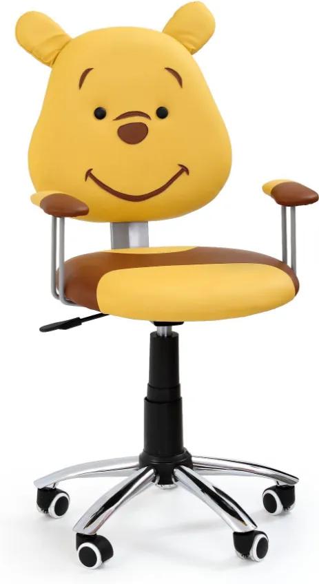 MAXMAX Detská otočná stolička MACKO PÚ