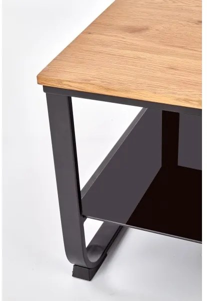 Konferenčný stolík ARTIGA 45x105 cm čierna/bežová