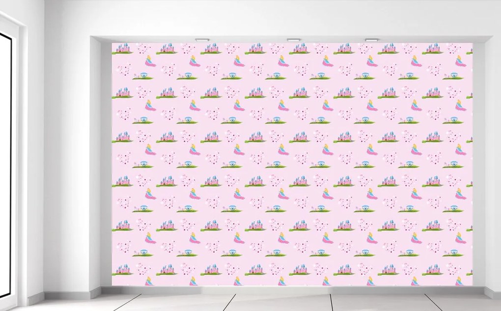 Gario Fototapeta Farebné princezny Materiál: Samolepiaca, Rozmery: 110 x 200 cm