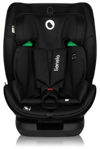 Lionelo - Otáčacia autosedačka so základňou LAVENDER i-Size 76-150 cm Black Carbon