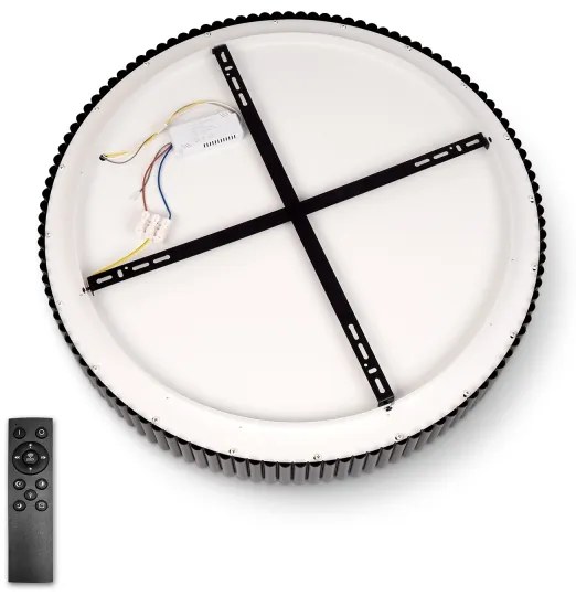 Brilagi - stmievateľné LED stropné svietidlo FALCON MODERN LED/54W/230V 60 cm čierne +DO