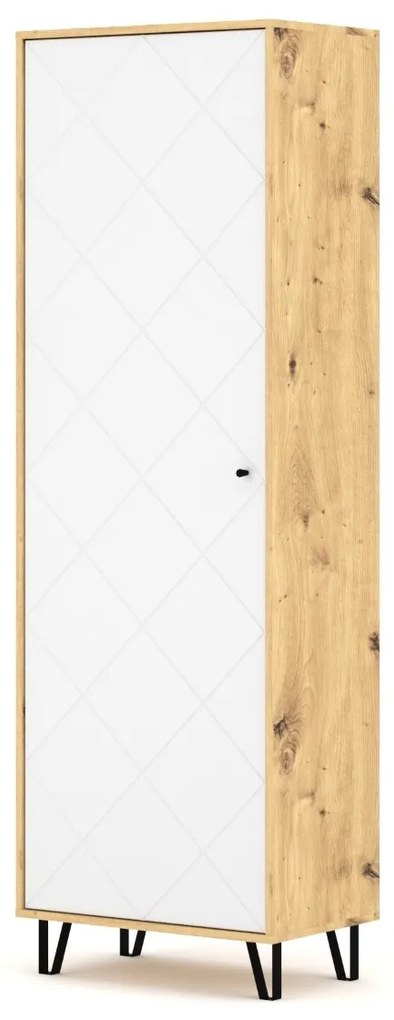 Predsieňová skriňa Bilbao 63,4 cm dub artisan/biela