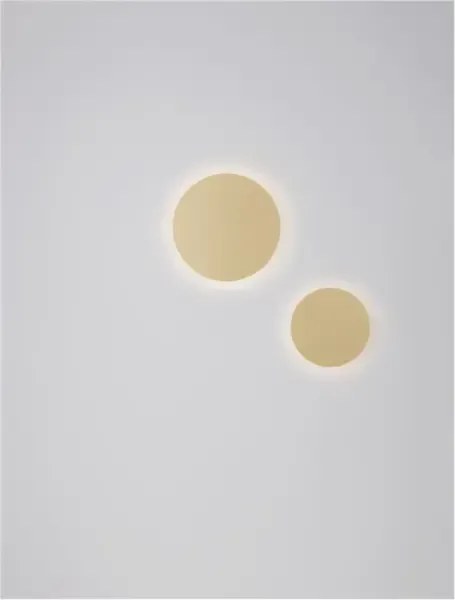 LED nástenné svietidlo Cyrcle 30 zlaté