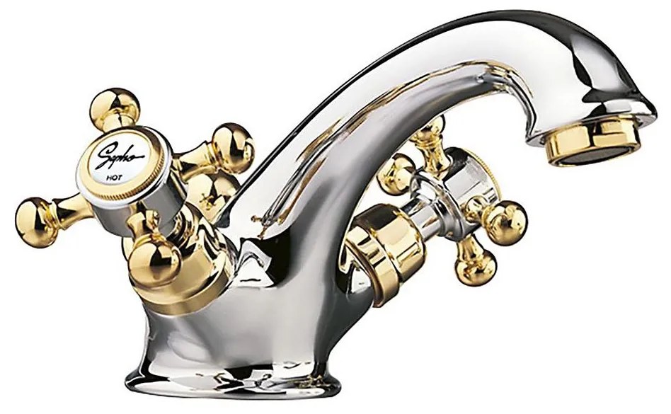 Sapho - Umývadlová batéria s výpustou ANTEA zlatá