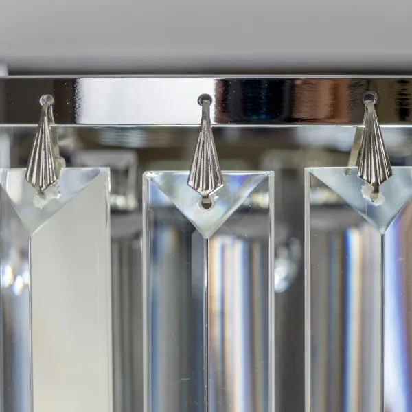 Brilagi - LED Krištáľové nástenné svietidlo MOZART 2xE14/40W/230V lesklý chróm