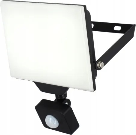 LED vonkajší reflektor so snímačom LED/50W/230V 4500K IP65 čierny