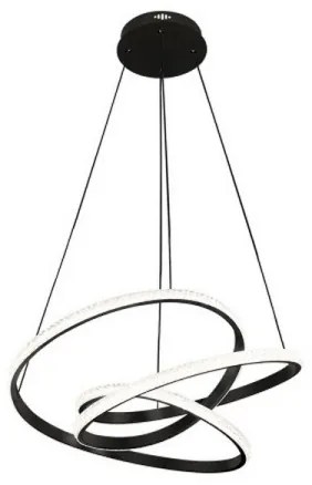 LED stmievateľný závesný luster na lanku LED/90W/230V 3000-6500K pr. 47 cm + diaľkové ovládanie