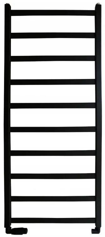 Regnis DEX, Vykurovacie teleso 430x1520mm, 642W, čierna matná, DEX150/40/BLACK