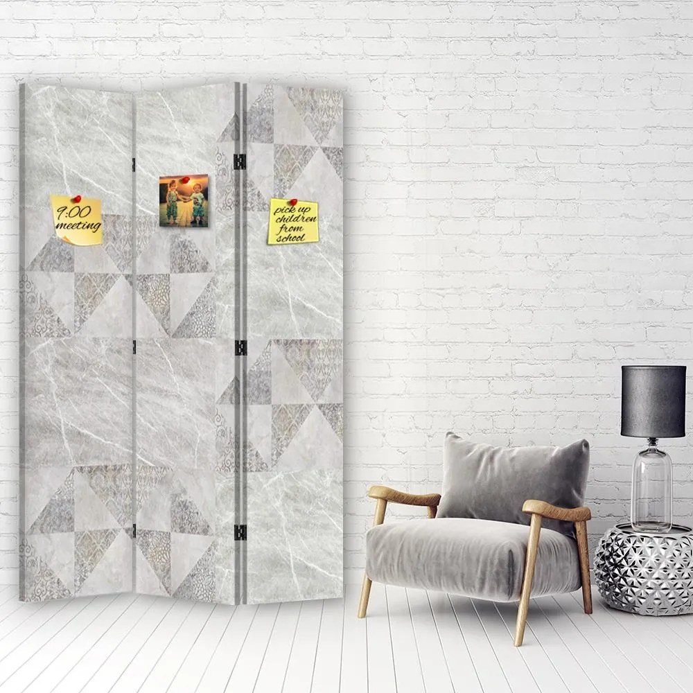 Gario Paraván Geometria a pastely Rozmery: 110 x 170 cm, Prevedenie: Klasický paraván