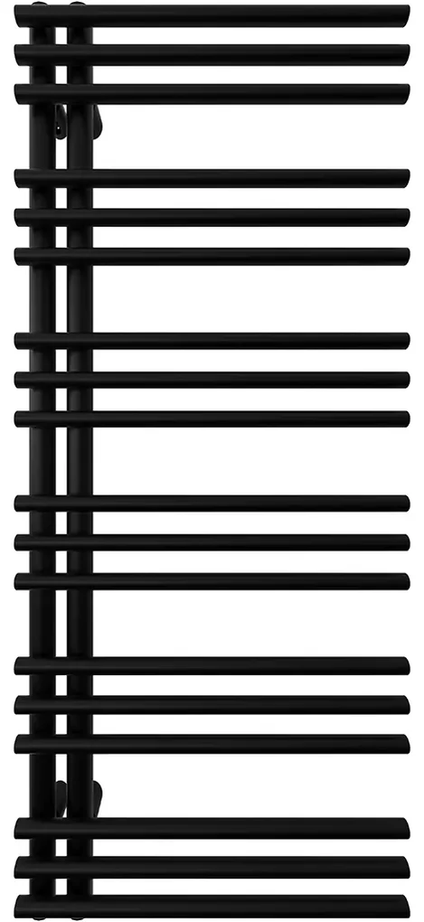 Cerano Burke, vykurovacie teleso 1200x500 mm, 562W, pripojenie D5, čierna matná, CER-CER-429634