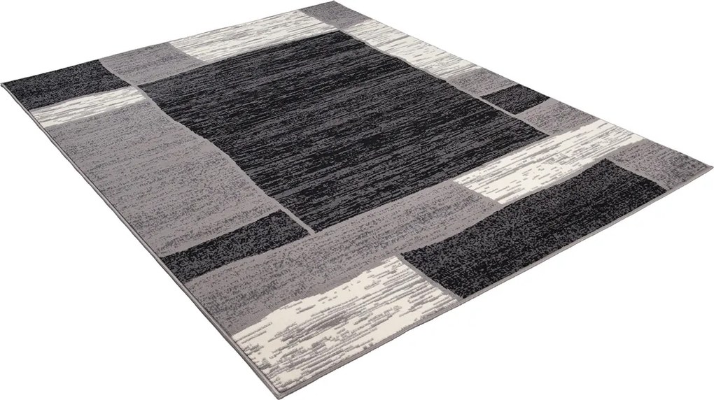 TA Koberec F454B DARK GRAY CHEAP PP CRM Sivý Obdĺžnikový Rozmer: 60x100 cm