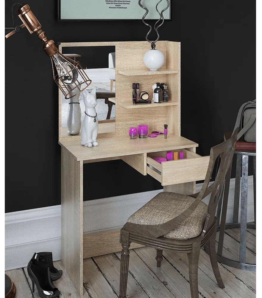 Dekoratívny stôl BELEZA, dub Sonoma