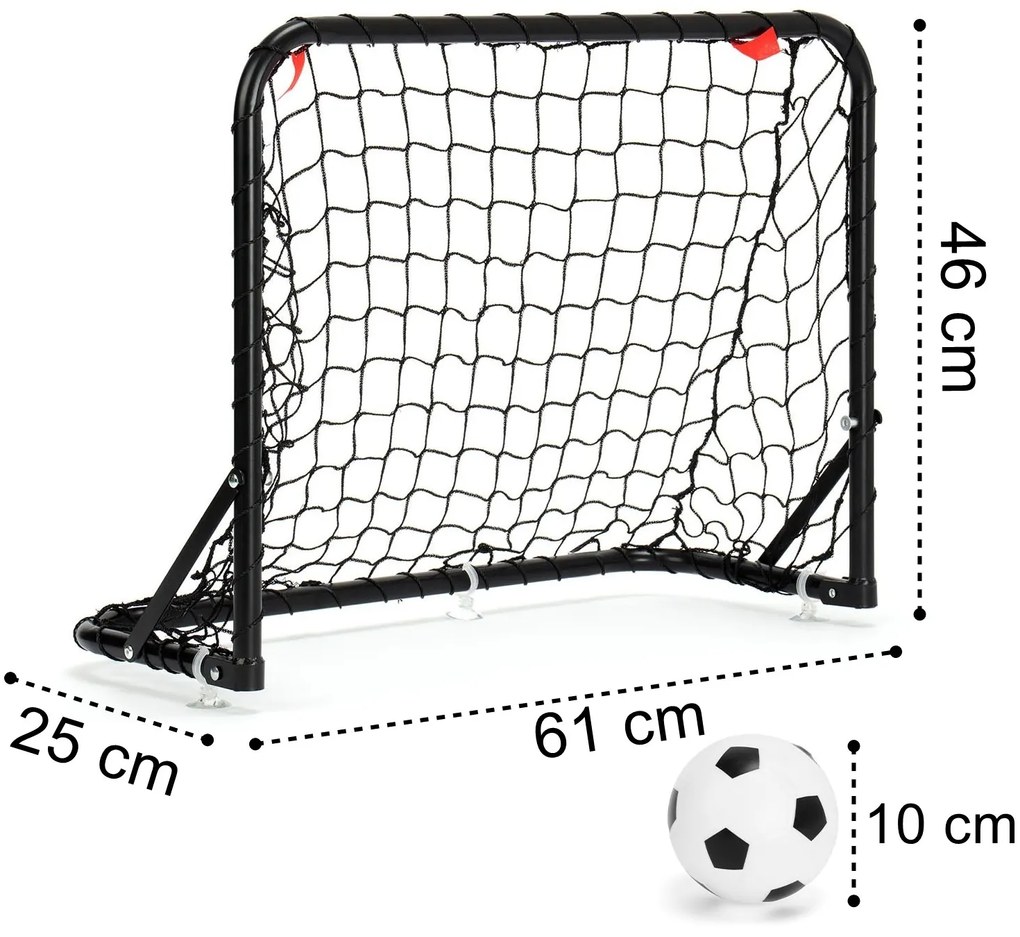 Sada futbalových bránok Lopez čierna