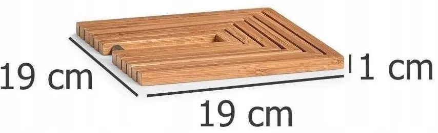 Zeller Present Podložka pod hrniec, bambusová rozkladacia 19 -34 cm
