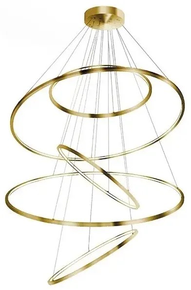 Luxusný luster Wheel stmievateľný zlaté