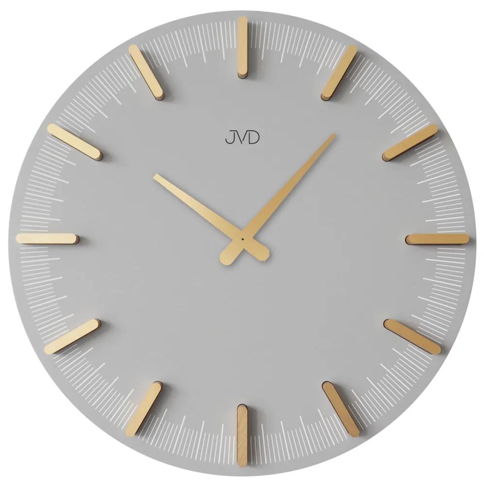 Dizajnové nástenné hodiny JVD HC401.2 sivá