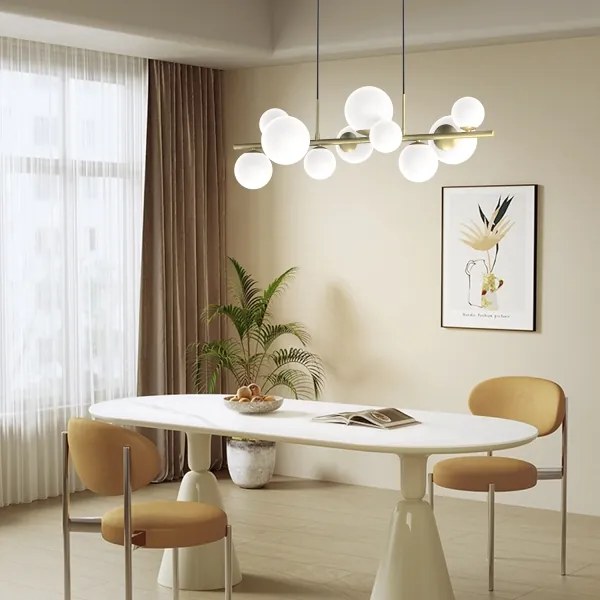 ONLI - Luster na lanku PALOMA 10xG9/3W/230V zlatý