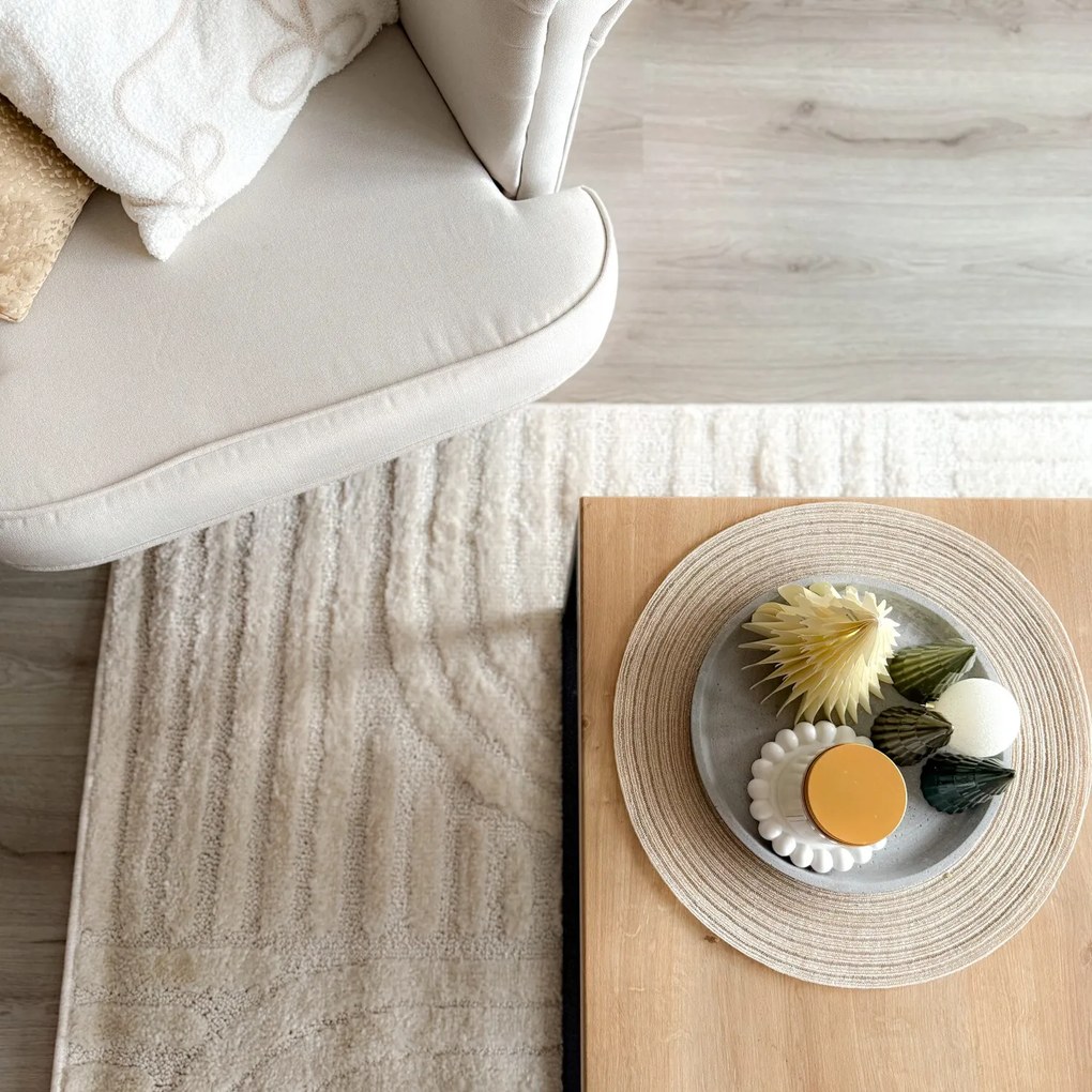 Kusový koberec Art 1121 Cream, 160x230, béžová, obývacia izba, Ayyildiz