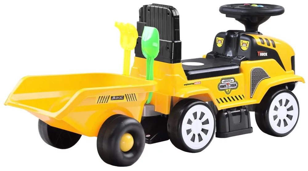 Traktor s prívesom Jokomisiada ZA3746 - žltý