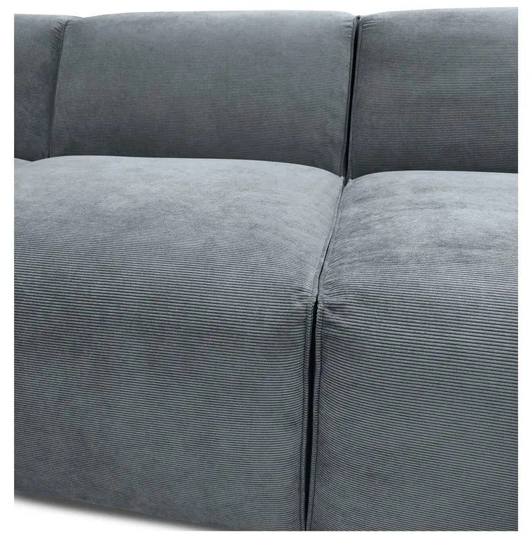 Sivá menčestrová rohová pohovka (ľavý roh) Sting – Scandic