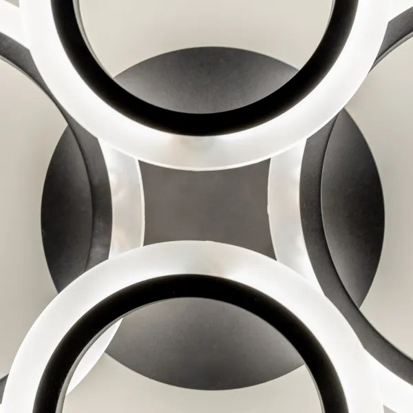 Brilagi - LED Stmievateľný prisadený luster ORBITS LED/50W/230V 3000-6500K antracit + DO