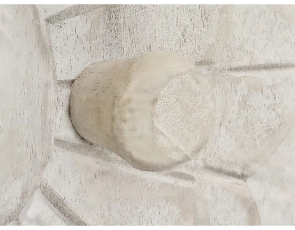 Krémová šatníková skriňa z mangového dreva 180x40 cm Kalhana – Støraa