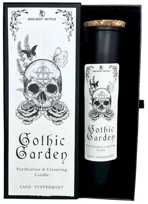 AW Očistná sójová gothic sviečka Gotická záhrada 20cm