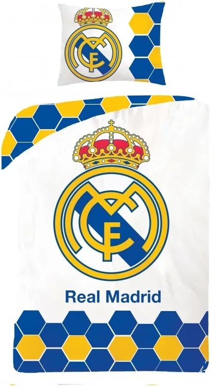 Halantex povlečení FC Real Madrid 5013BL 140x200cm + 70x90cm