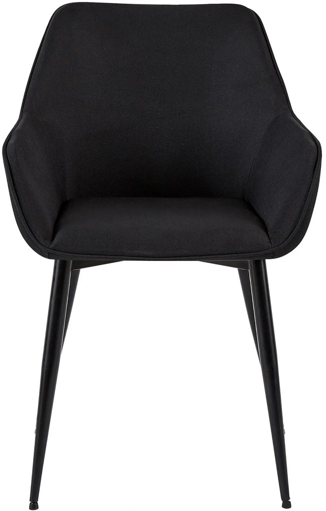 Jedálenská stolička látka Vessa - čierna