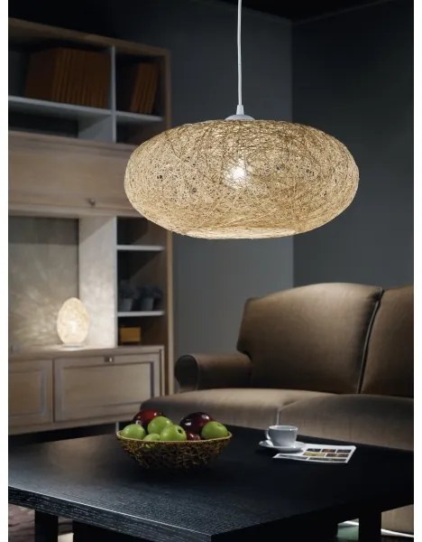 Eglo 93374 - Závesné svietidlo CAMPILO 1xE27/60W/230V