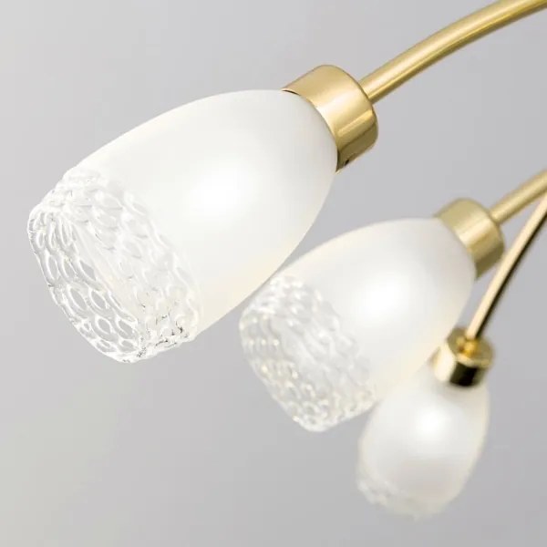 Orion - Luster na tyči CARLA 8xG9/28W/230V zlatý