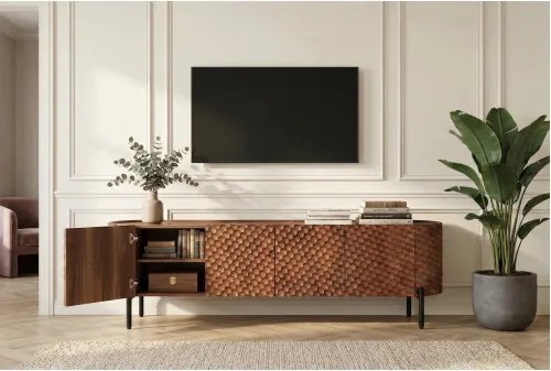 TV-skrinka 47585 Adlon 200cm Drevo Mango Hnedé  - Komfort-nábytok