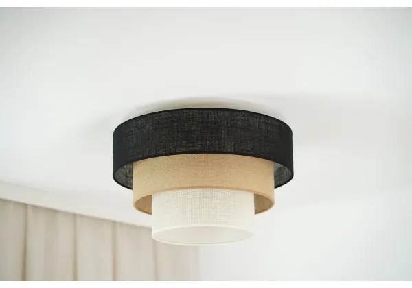 Brilagi -Stropné svietidlo ASPEN LUNETA 1xE27/15W/230V pr. 45 čierna/béžová/krémová