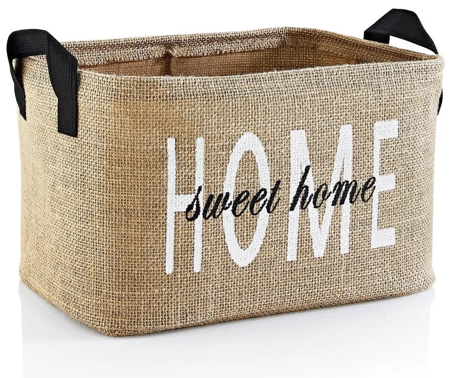 Úložný košík z juty 30x22x30 cm – Mioli Decor