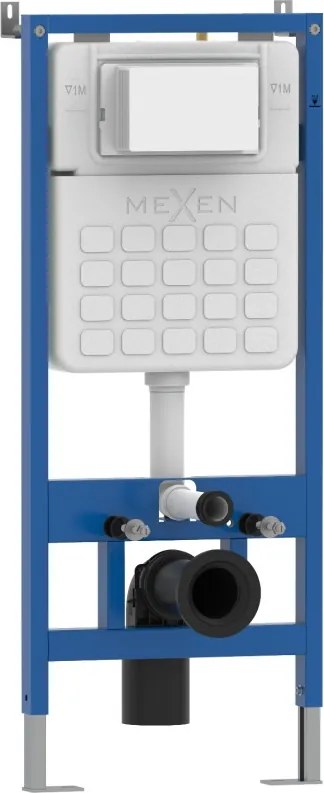 Mexen Tex Air Slim, pneumatický WC rám pod omietku, 61100A