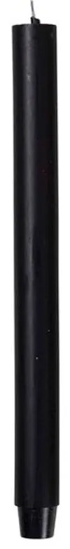 Broste Sviečka guľatá dlhá 2,6 cm - čierna