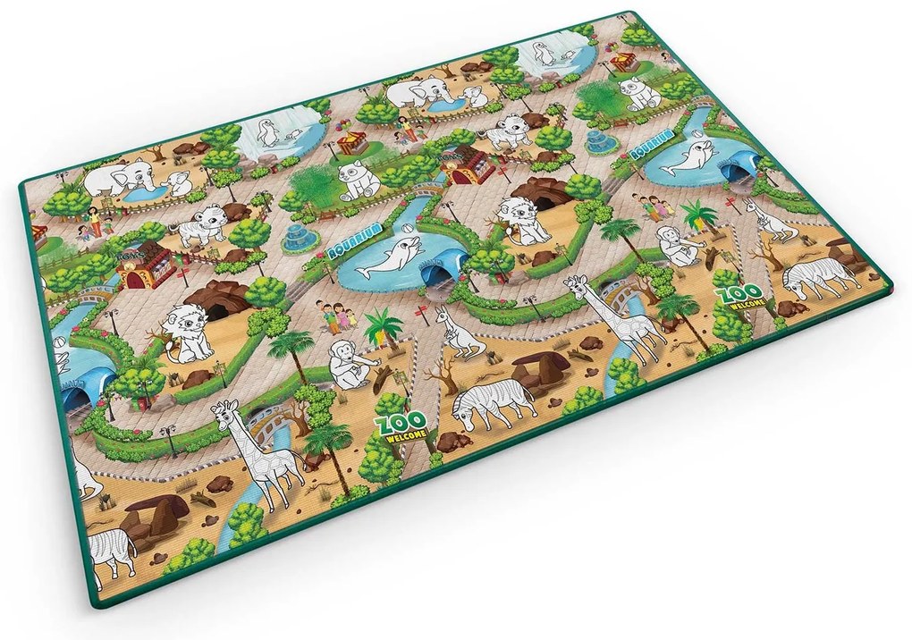 Rolovaná penová podložka na vyfarbovanie 200 x 120 x 0,3 cm Ricokids RK-343
