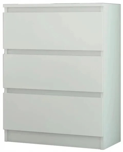 Komoda do detskej izby biela 76x40x70 cm