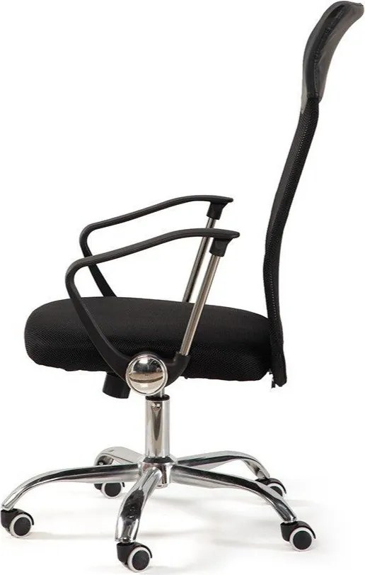 Čierna čalúnená kancelárska stolička Arco – Bonami Essentials