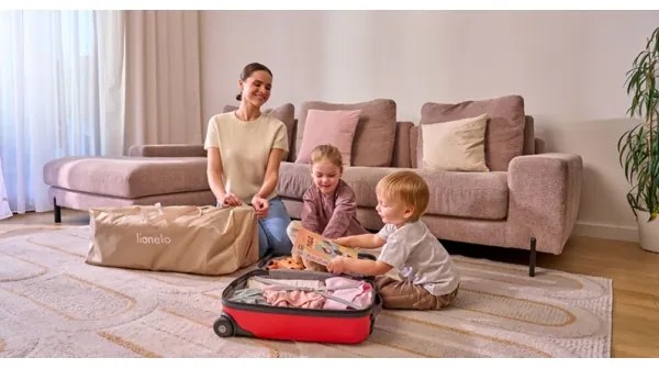 Lionelo - Cestovná postieľka 3v1 ELLEN ELLEN piesková