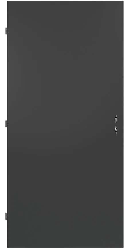 Interiérové vchodové dvere RT03 70L kovový antracit