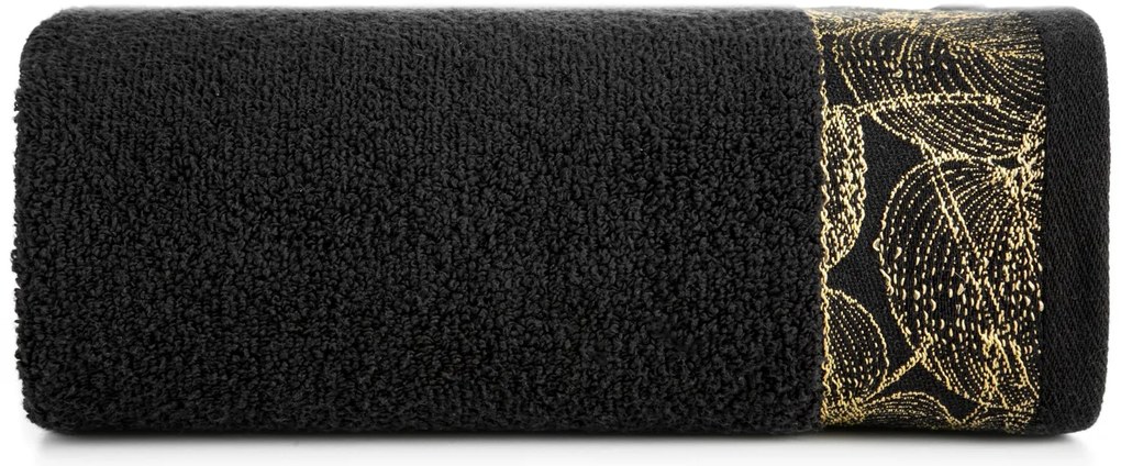 BAVLNENÝ UTERÁK AGIS 50X90 CM ČIERNA