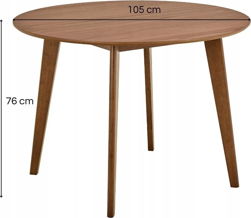 Jedálenský set Roxby orech