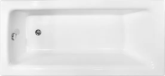 Besco Akrylátová obdĺžniková vaňa Talia Slim 150x70 (160x75, 170x75) BESCO-Rozmery: 160x75, BESCO-Farba: Biela
