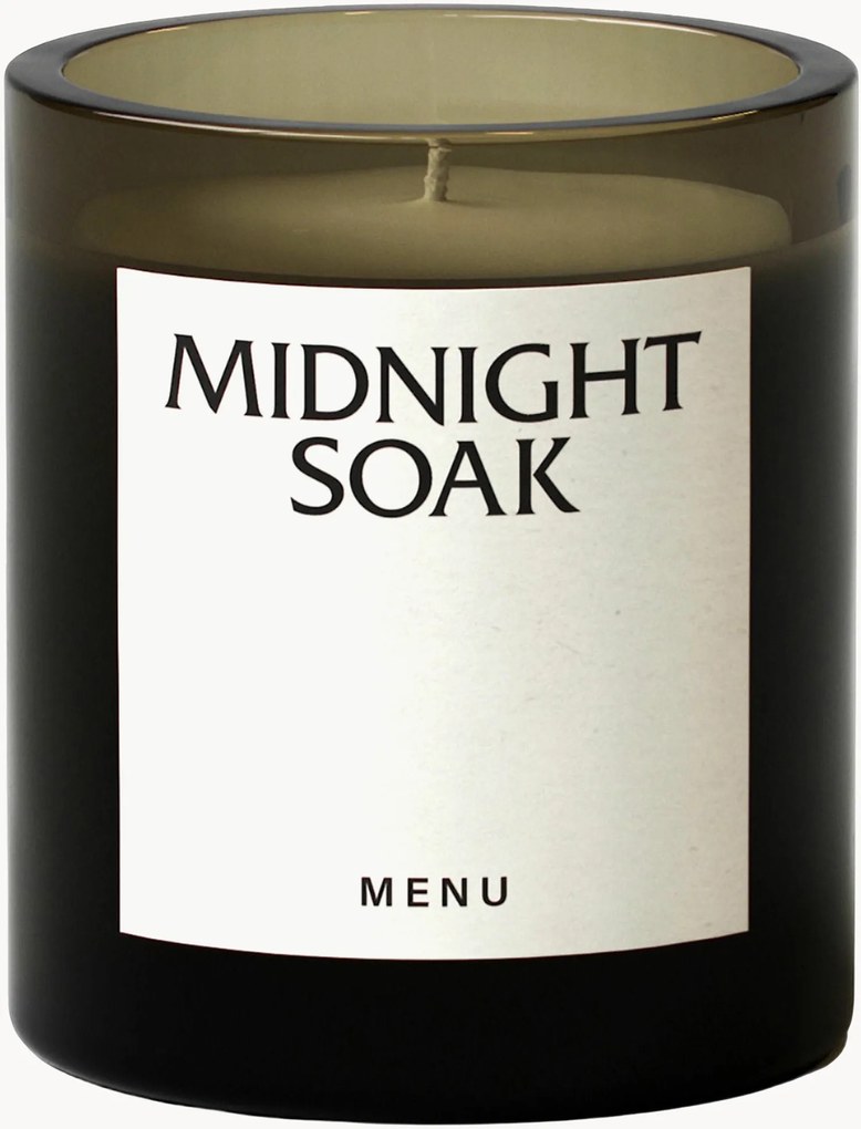 Vonná sviečka Olfacte Midnight Soak (horký pomaranč, figa a lupienky ruží)